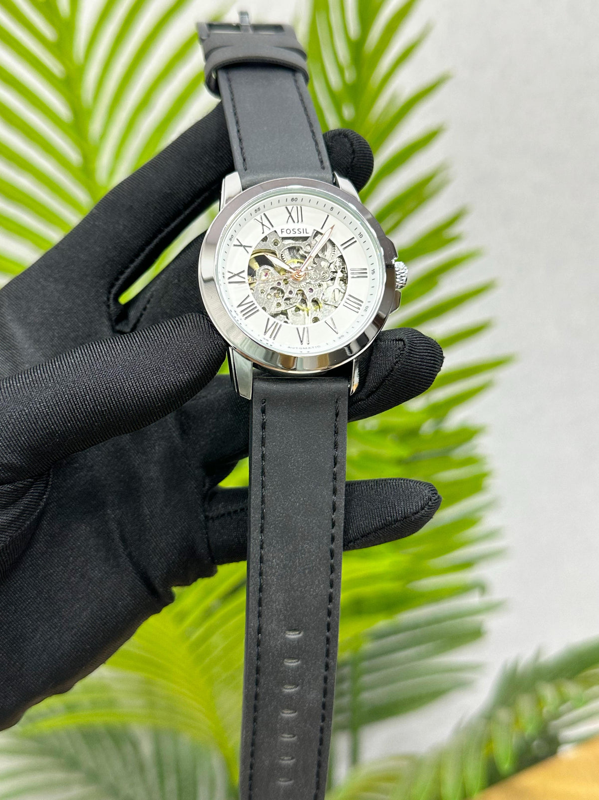 FOSSIL GRANT AUTOMATIC SKELETON DIAL