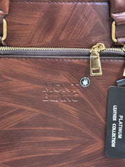 Mont Blanc Leather  Bag
