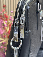 Gucci Pure Black Bind Leather  Bag