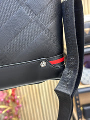 Burberry Check Canvas Laptop Bag