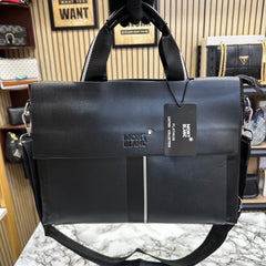 Mont Blanc Leather Bag
