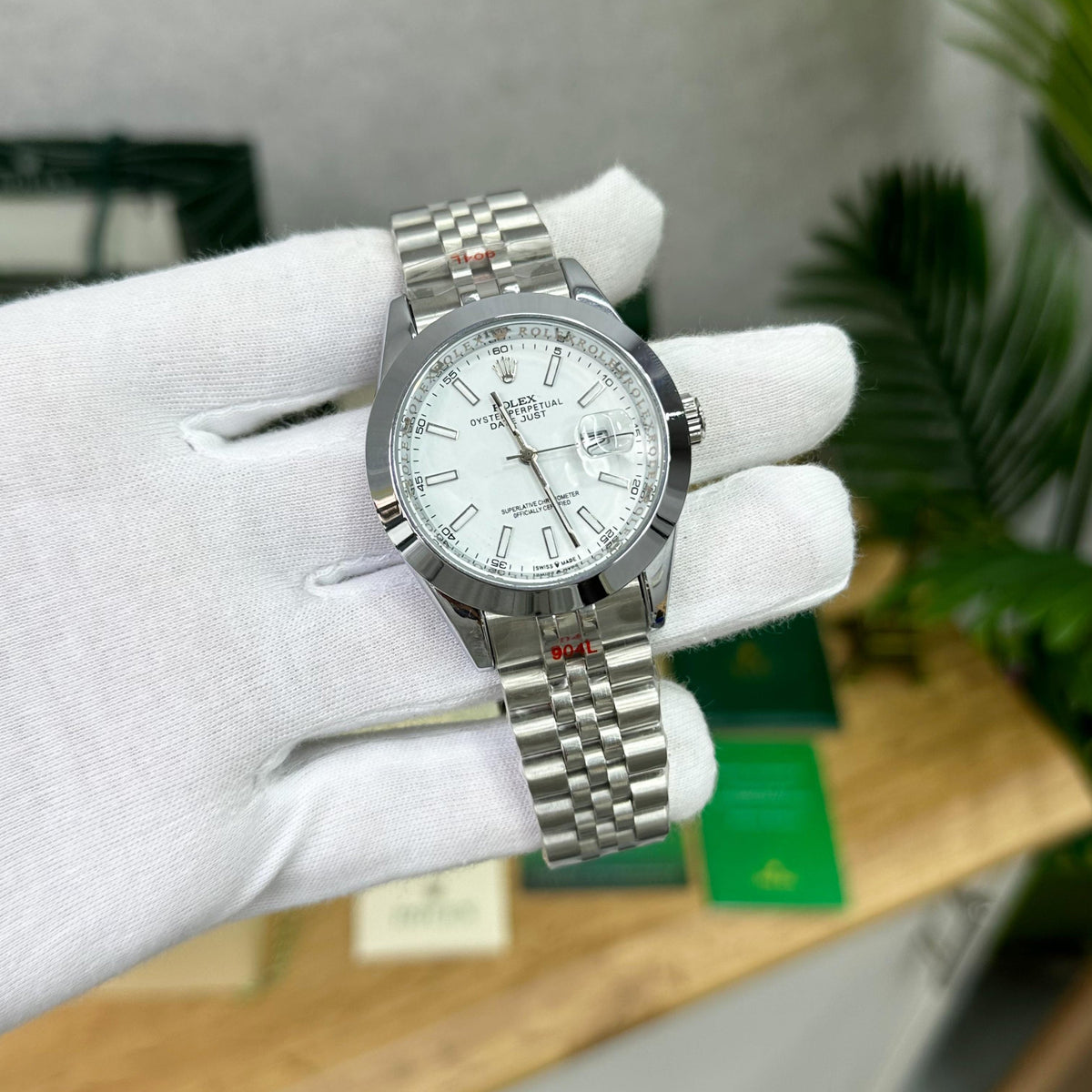 Rolex date just zr lock extra premium