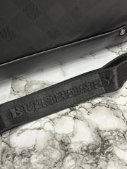 Burberry Check Canvas Laptop Bag