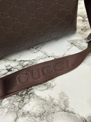 Gucci  Black Bind Leather  Bag