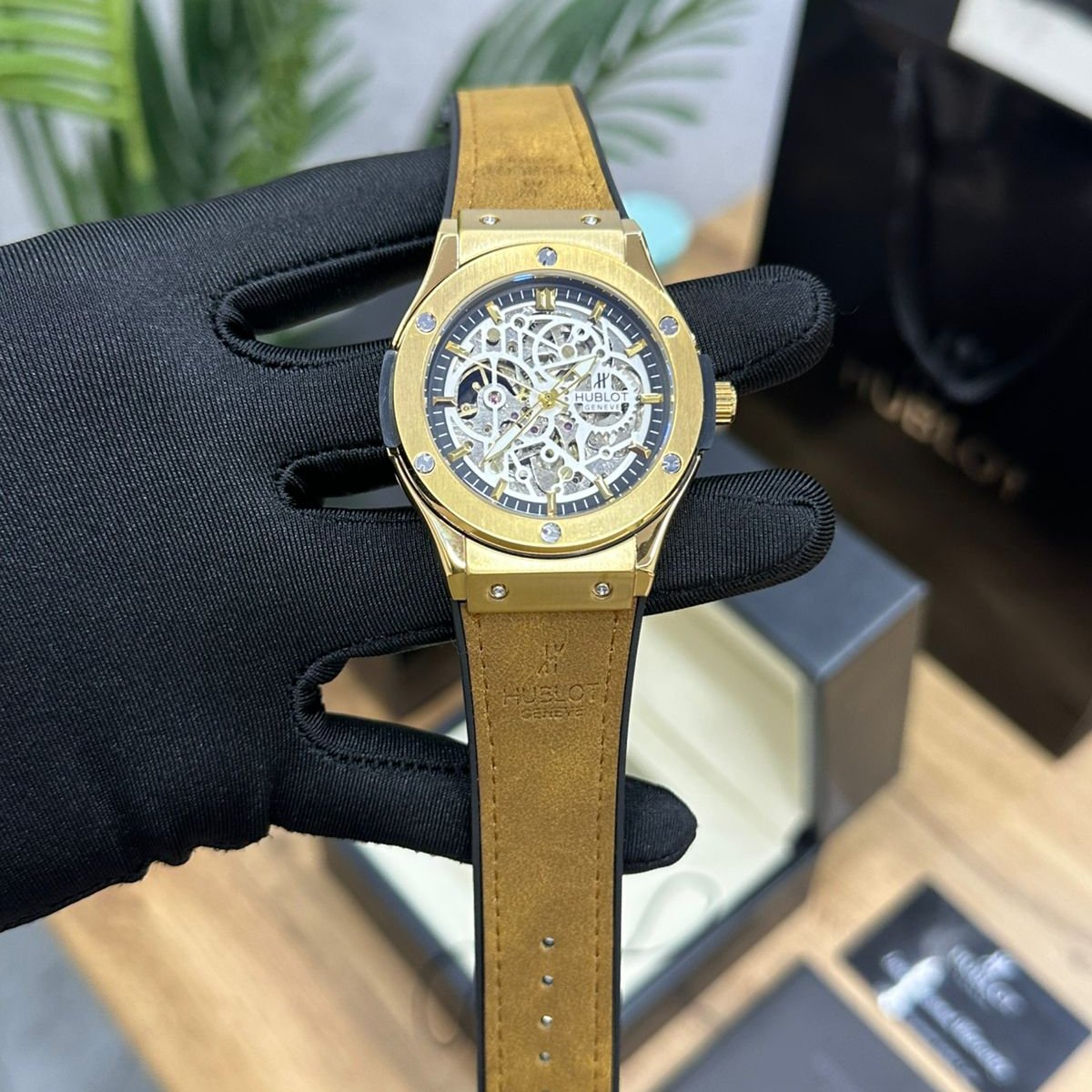 Hublot automatic open face