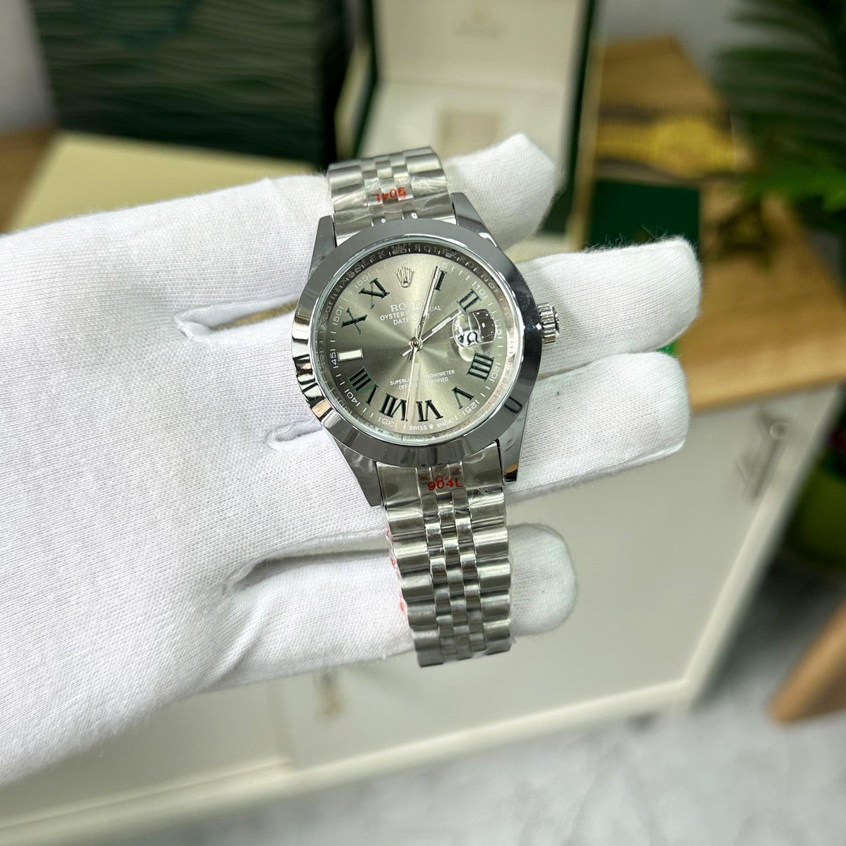 Rolex date just zr lock extra premium