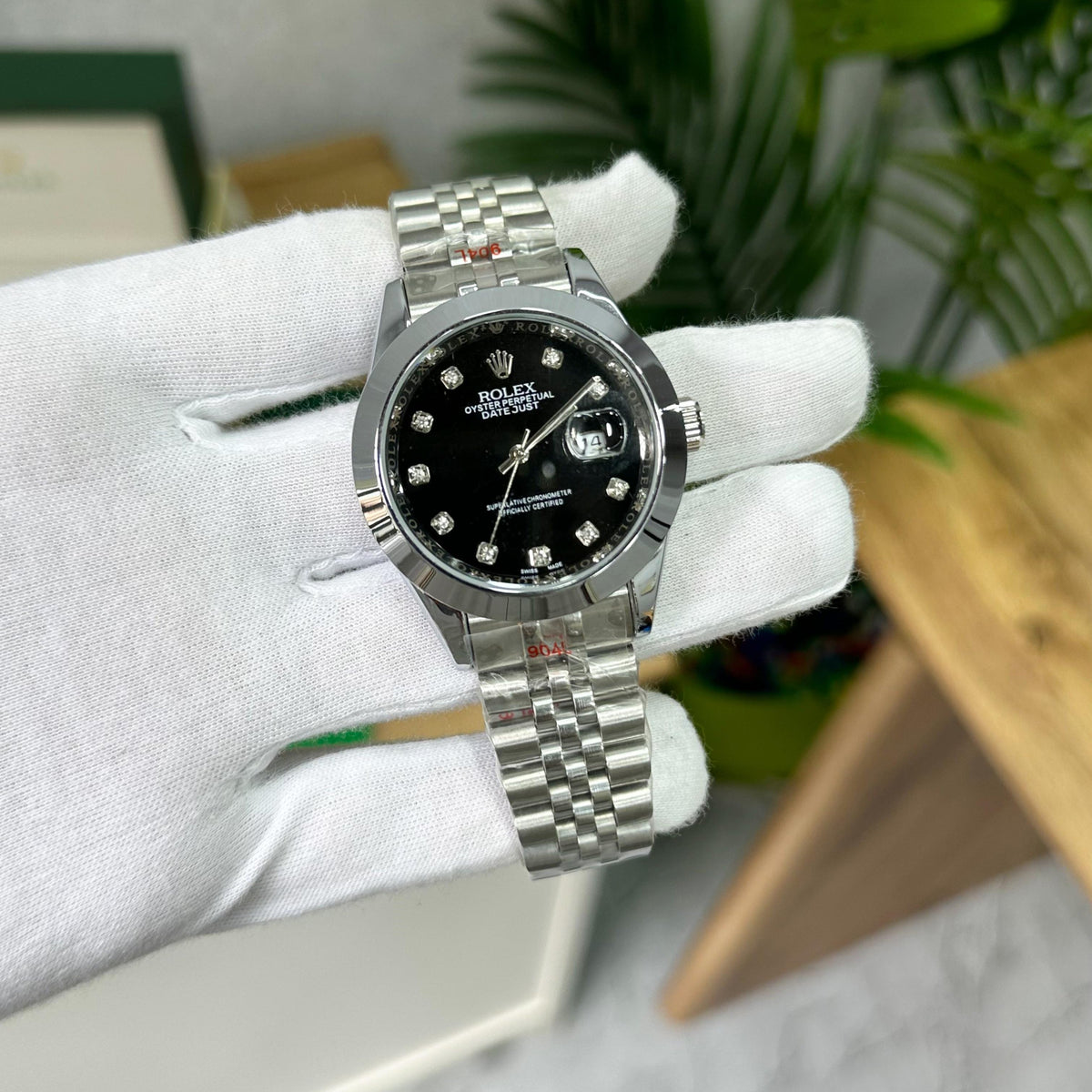 Rolex date just zr lock extra premium