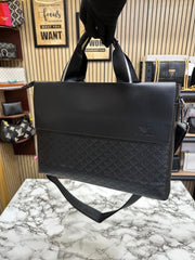 Giorgio Armani Pure Black Leather  Bag