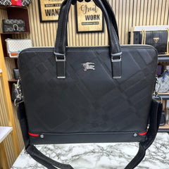 Burberry Canvas Laptop Bag