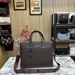 Gucci  Black Bind Leather  Bag