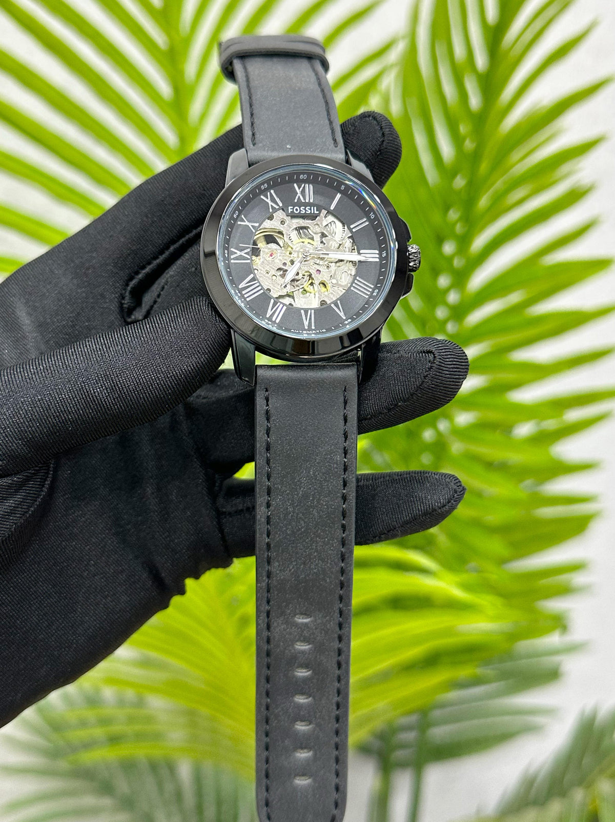 FOSSIL GRANT AUTOMATIC SKELETON DIAL