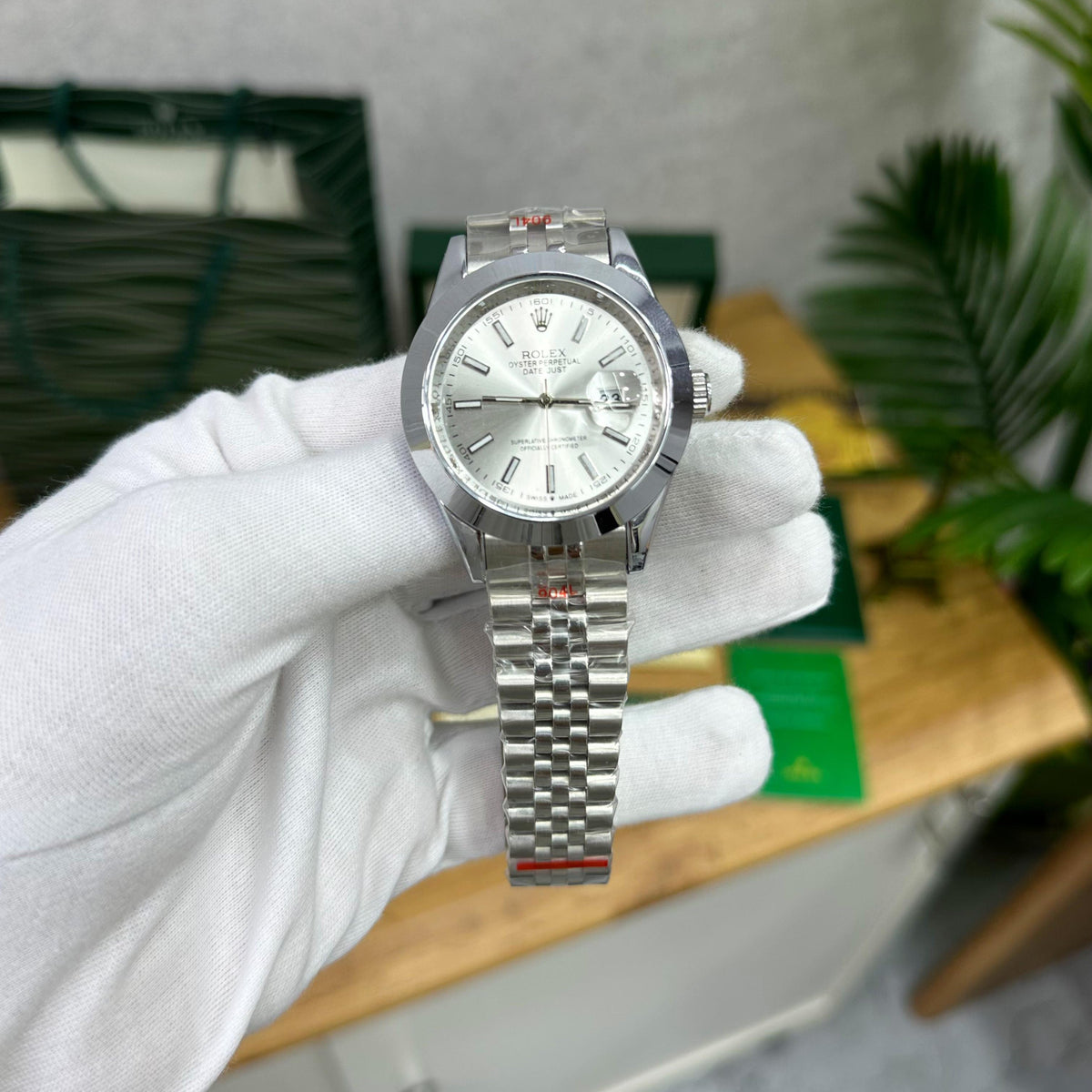 Rolex date just zr lock extra premium