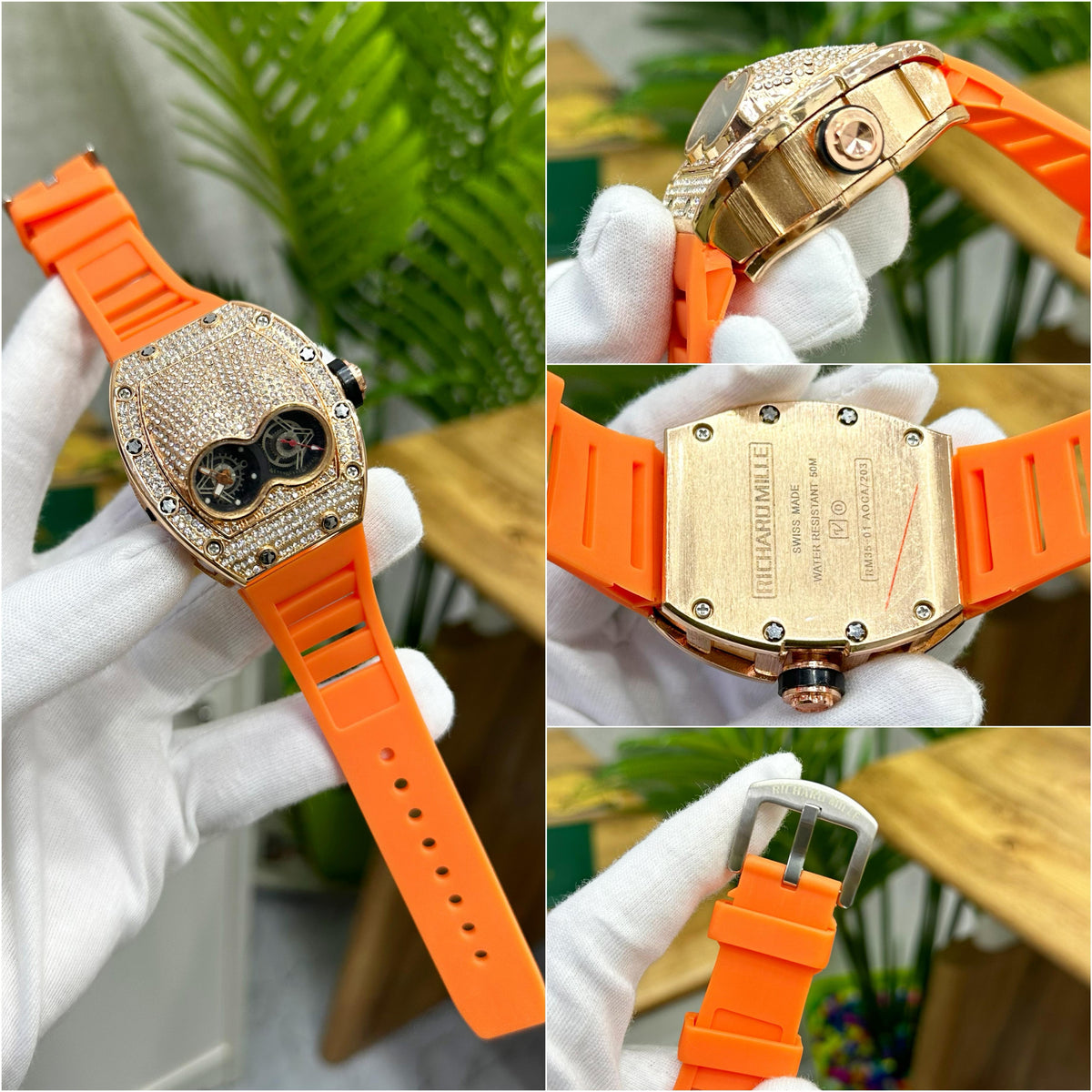 Richard mille tourbillon Diamond dial