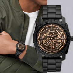 Fossil ME 3253 automatic open heart black