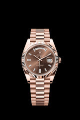 ROLEX DAY DATE CHOCOLATE DIAL ROSE GOLD