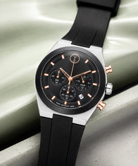 MOVADO BOLD CHOREOGRAPHY BLACK AND SILVER