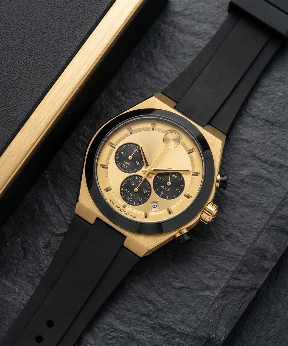 MOVADO BOLD CHOREOGRAPHY GOLD BLACK