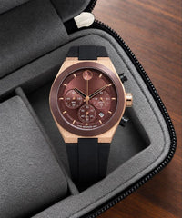 MOVADO BOLD CHOREOGRAPHY ROSE GOLD AND BROWN 🤎