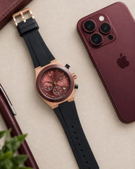 MOVADO BOLD CHOREOGRAPHY ROSE GOLD AND BROWN 🤎