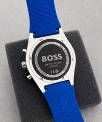 BOSS CANDOR CHRONOGRAPH EDITION, PREMIUM LUXURY QUALITY BLUE