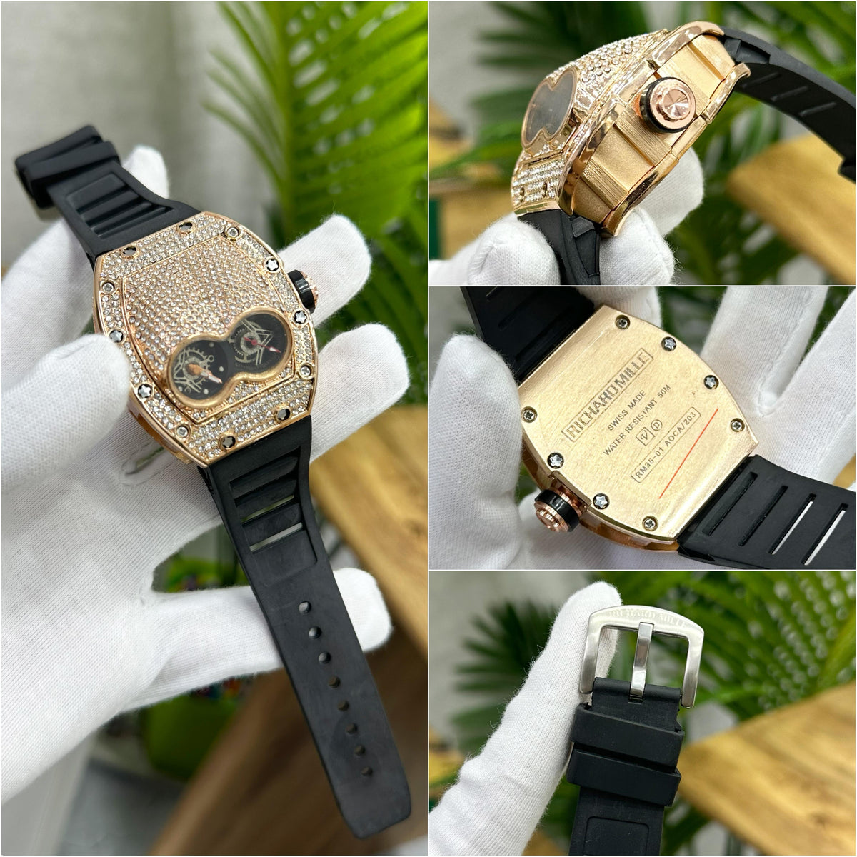 Richard mille tourbillon Diamond dial