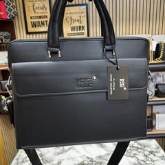 Mont Blanc Leather Bag