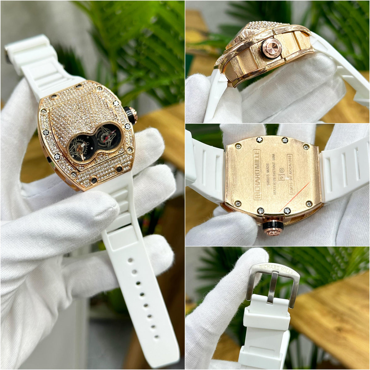 Richard mille tourbillon Diamond dial