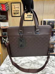 Gucci  Black Bind Leather  Bag