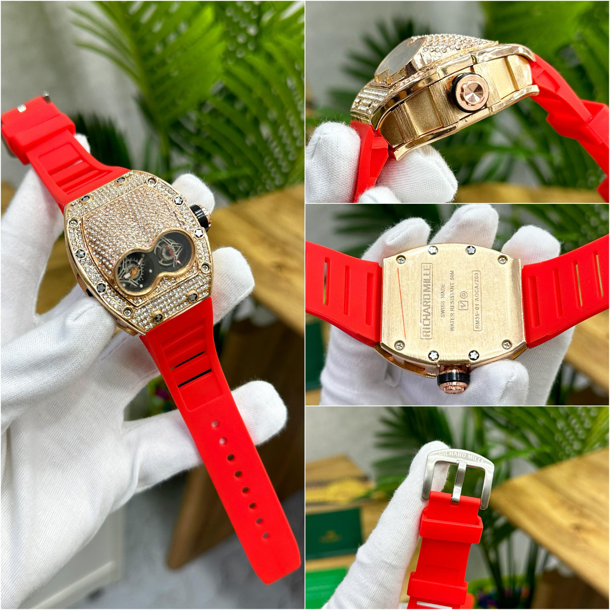 Richard mille tourbillon Diamond dial