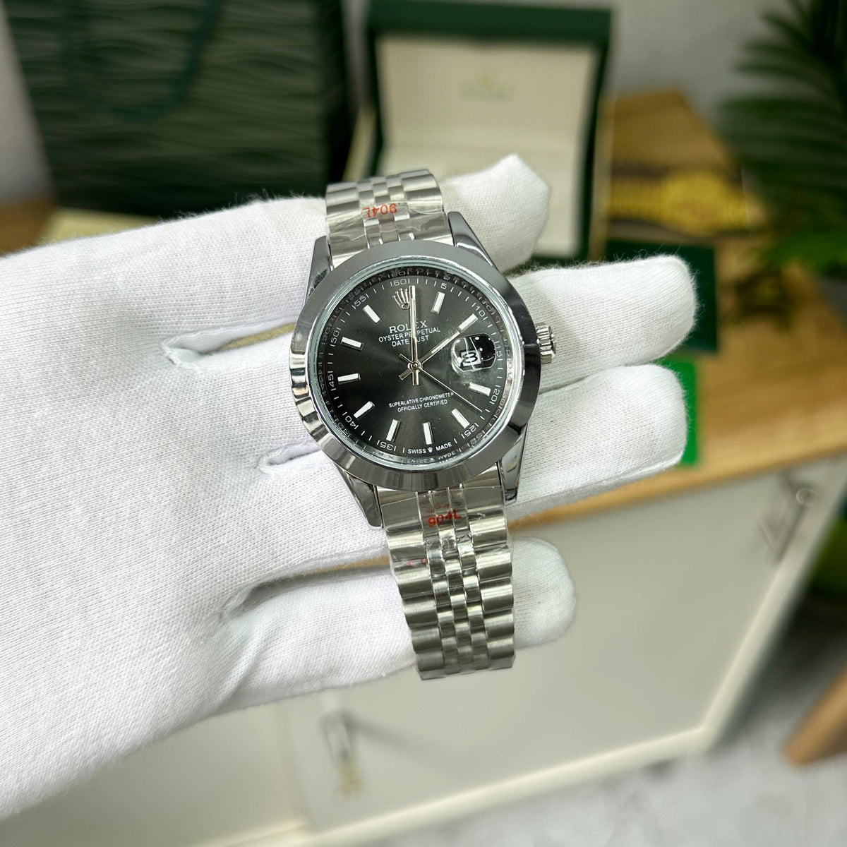 Rolex date just zr lock extra premium