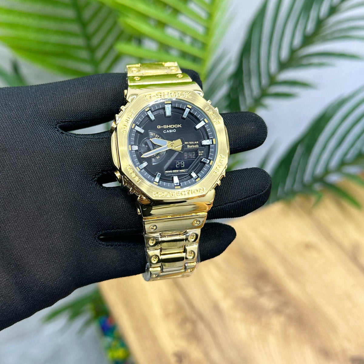 G SHOCK GM 2100 all steel strap