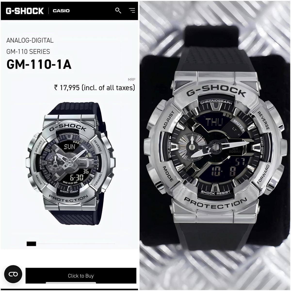 G Shock GM 110