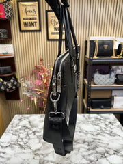 Gucci Pure Black Bind Leather  Bag