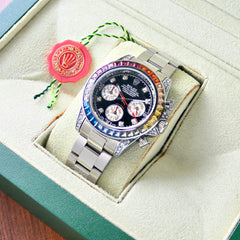 ROLEX DAYTONA RAINBOW SILVER