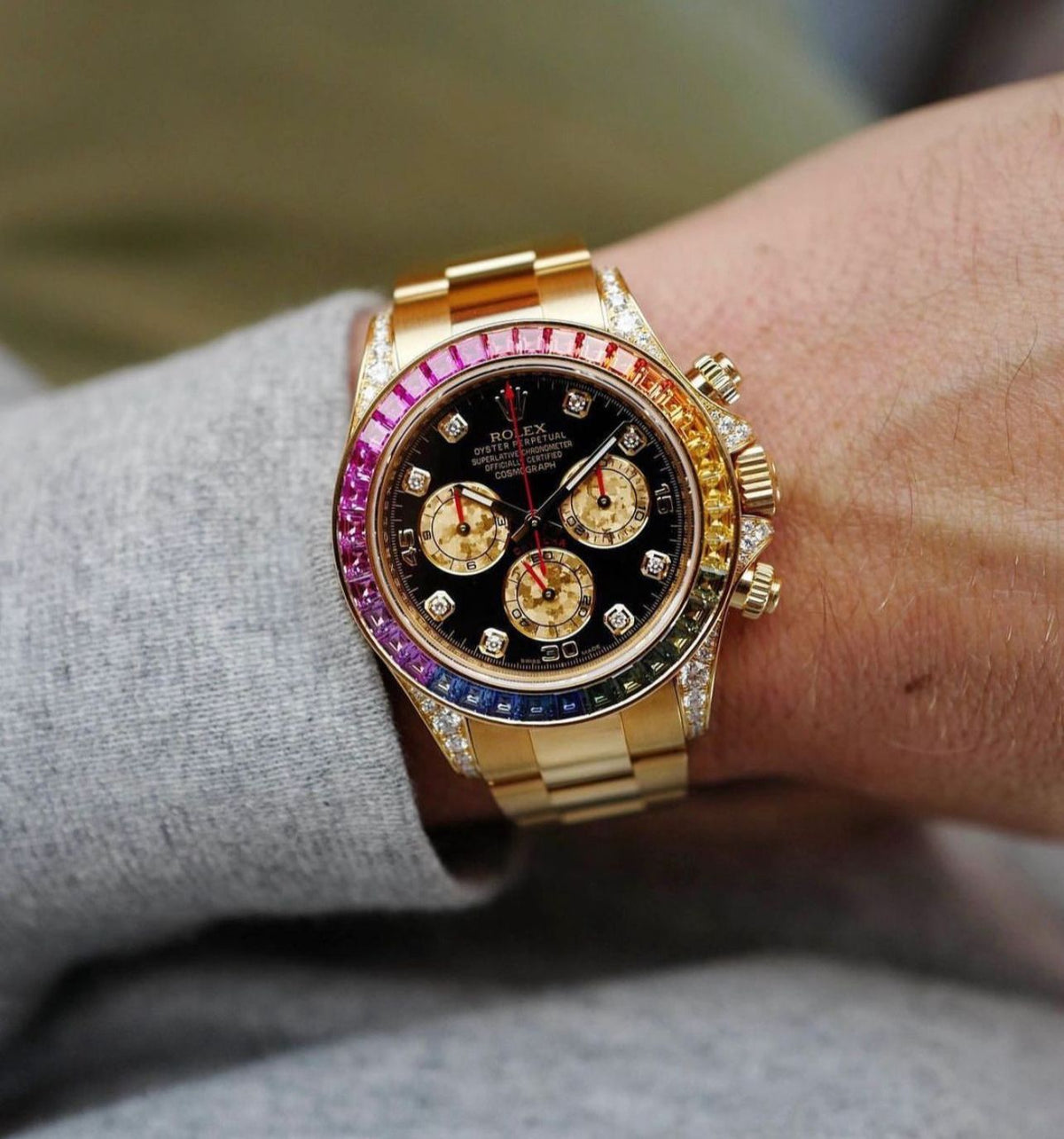 ROLEX DAYTONA RAINBOW GOLD