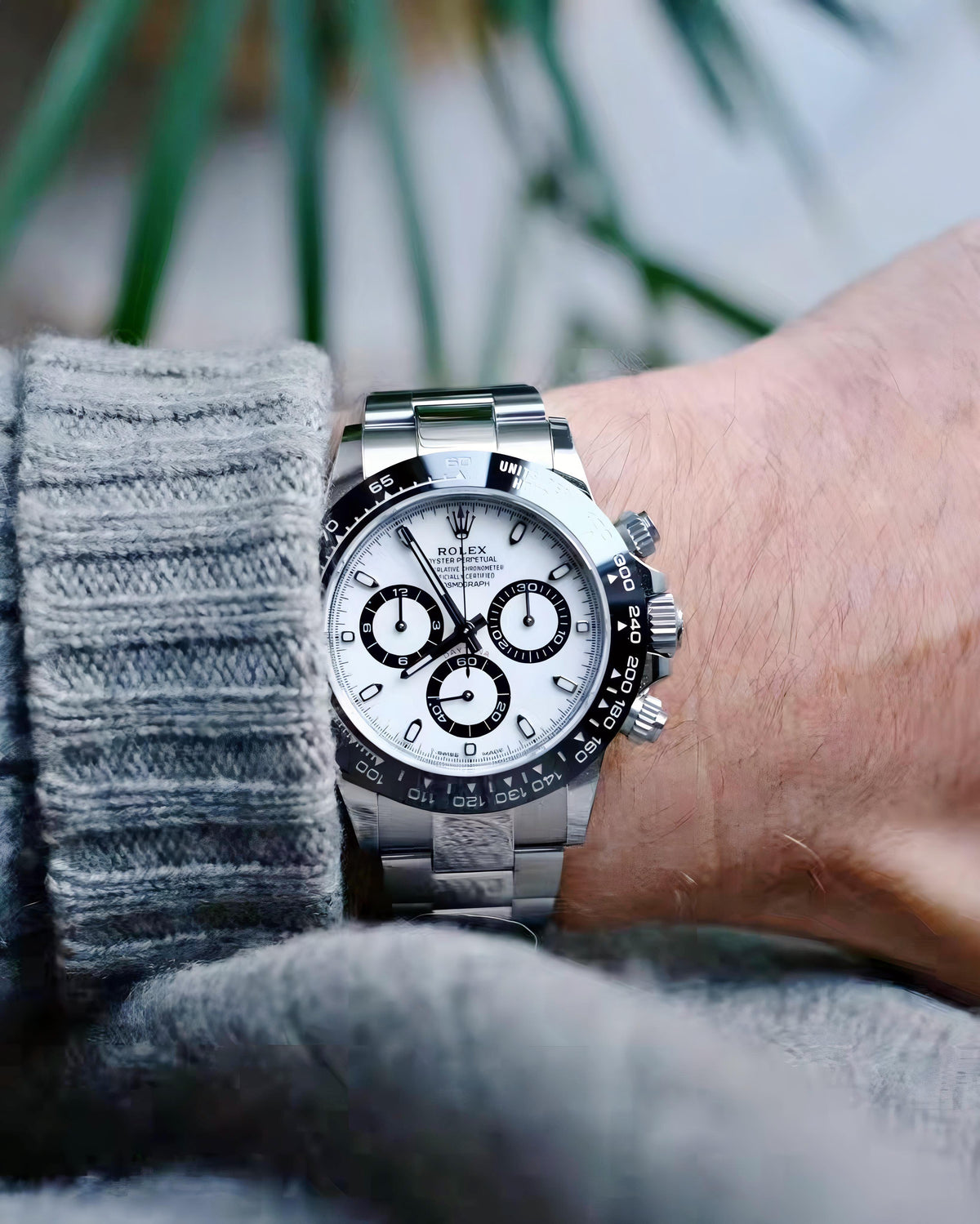 ROLEX DAYTONA SILVER BLACK