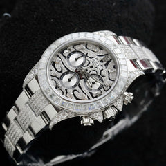 ROLEX DAYTONA EYE OF THE TIGER SILVER